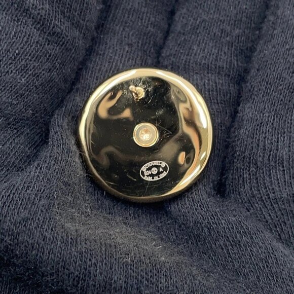 CHANEL CC Logo Faux Pearl Earrings Gold Plated/Faux Pearl - Picture 7 of 11